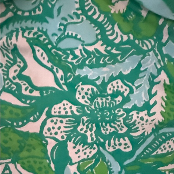 Floral Green and White Sundress - Picture 2 of 4